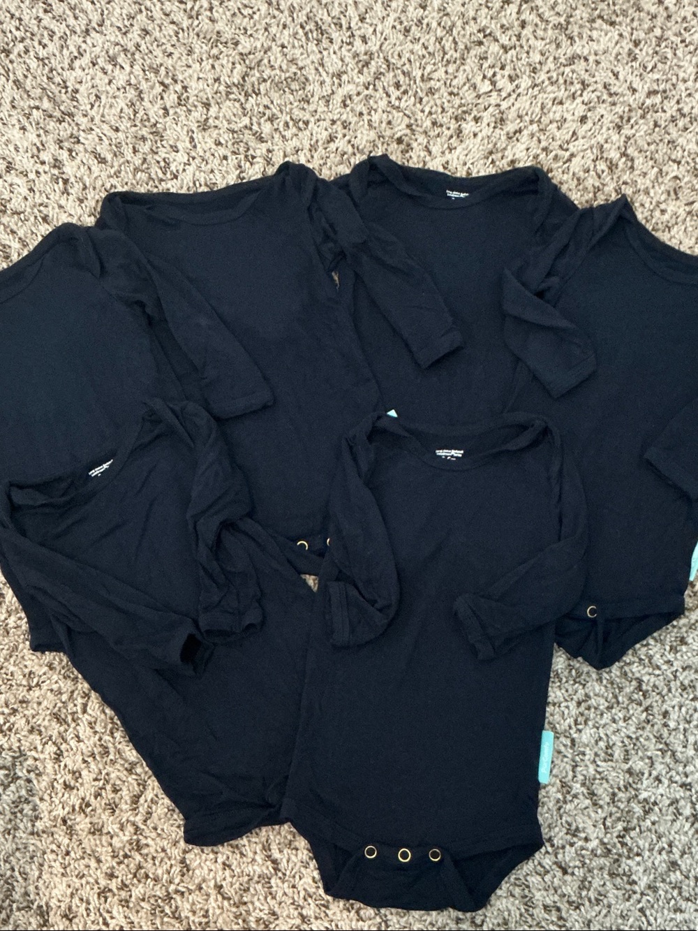 Bundle of 3-6 mo Pur Comfy bodysuits